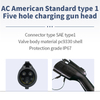 Pistolet de charge de véhicule électrique de protection de court-circuit de 3.3KW US Stardard