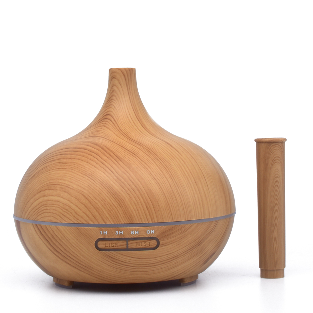 Diffuseur d'arômes Amazon Hot Sale en grain de bois avec réservoir de 400 ml