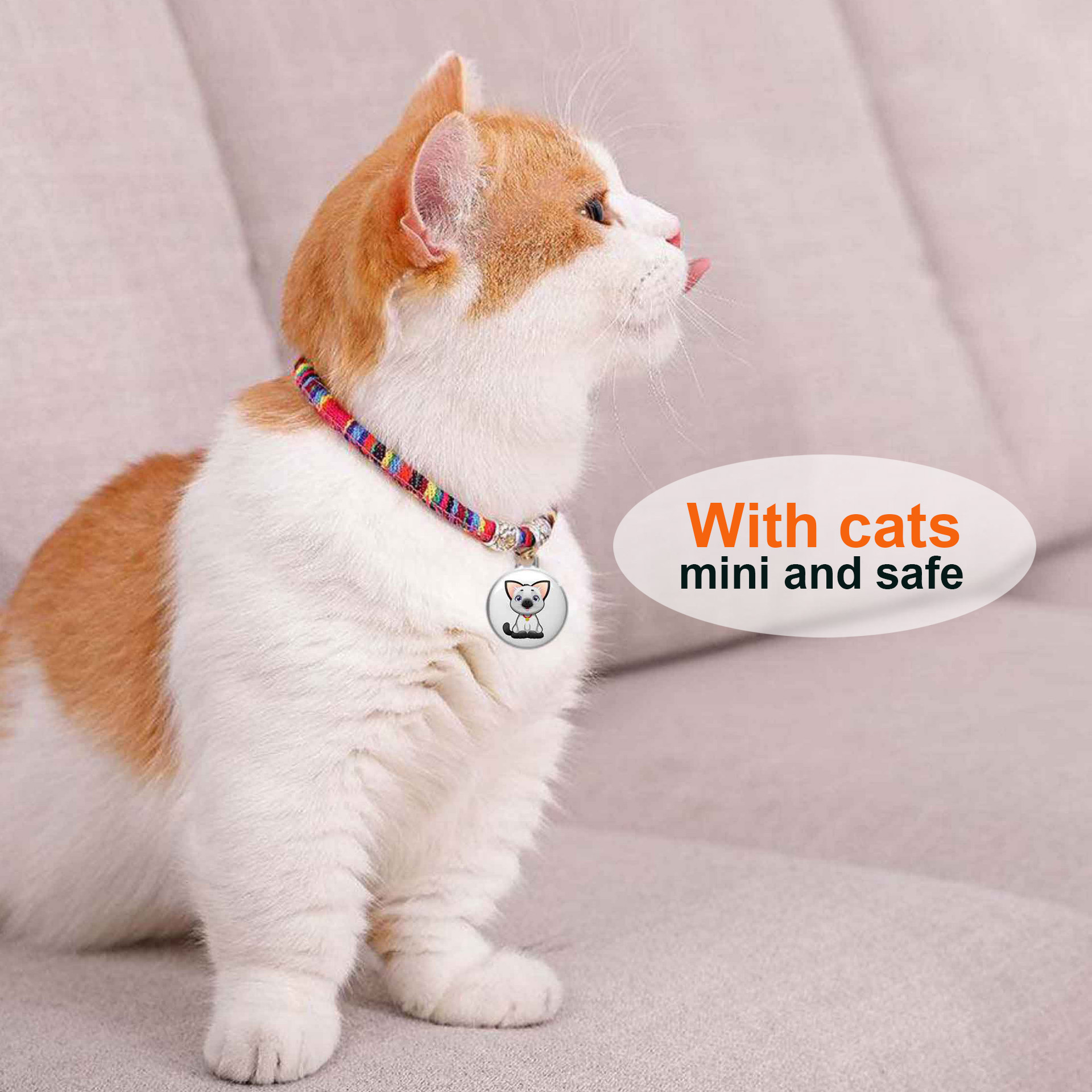 2.4G Low Power Bluetooth Buzzer Led Tracker Gps Tracker pour animaux de compagnie et bagages